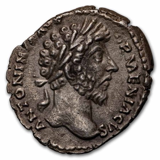 Rome AR Denarius Marcus Aurelius (161-180 AD) XF (RIC III 81)